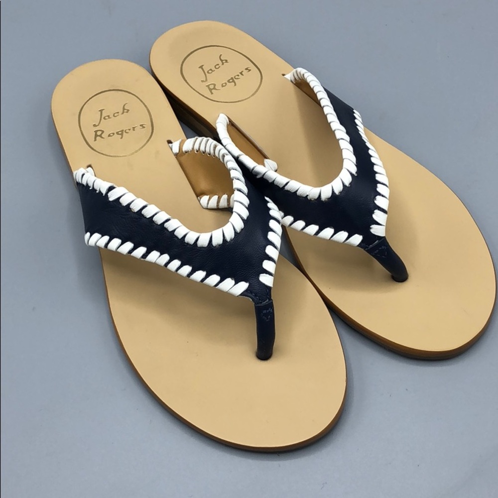 Jack Rogers Navy Sandals